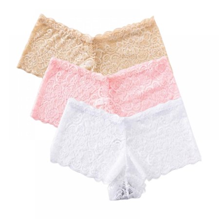 Spdoo Womens Mid Waist Underwear Lace Sexy Breathable Nylon Panties Soft Stretch Briefs Boxers Pack-3 XL
Spdoo Womens Mid Waist Underwear Lace Sexy Breathable Nylon Panties Soft Stretch Briefs Boxers Pack-3 XL