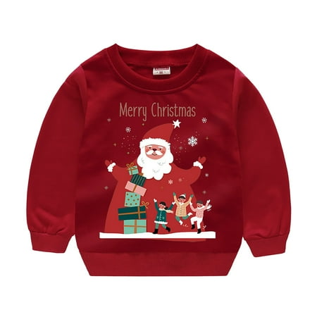TIREOW Soft Sweatshirts for Children s Toddler Girls Winter Christmas Long Sleeve Round Neck Cartoon Printed Letter Hoodie Soft and Comfortable Tops
TIREOW Soft Sweatshirts for Children s Toddler Girls Winter Christmas Long Sleeve Round Neck Cartoon Printed Letter Hoodie Soft and Comfortable Tops