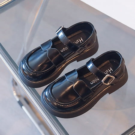 HAXMNOU Fashion Spring And Summer Children Casual Shoes Girls PU Leather Shoes Dress Shoes Thick Soles Simple Design Solid Color Buckle Comfortable Black
HAXMNOU Fashion Spring And Summer Children Casual Shoes Girls PU Leather Shoes Dress Shoes Thick Soles Simple Design Solid Color Buckle Comfortable Black