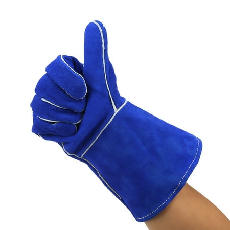 Mavis Laven Welding Gloves 1 Pair Multi-Functional Leather Blue Welding Protective Gear Flame-proof Heat-resistant For Welding Operation Warehouse BBQ
Mavis Laven Welding Gloves 1 Pair Multi-Functional Leather Blue Welding Protective Gear Flame-proof Heat-resistant For Welding Operation Warehouse BBQ