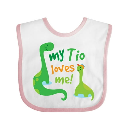 Inktastic My Tio Loves Me Nephew Gift Gift Baby Boy Bib