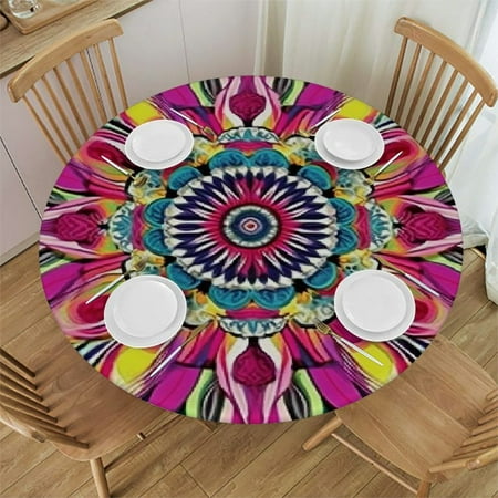 Round Table Cover Dining Room Table Abstract Unusual Figure with Retro Tablecloth Table Cover for Holiday Dinner Party Decoration Psychedelic Multicolor
Round Table Cover Dining Room Table Abstract Unusual Figure with Retro Tablecloth Table Cover for Holiday Dinner Party Decoration Psychedelic Multicolor