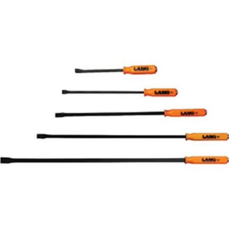 Lang LNG-853-5ST Curved Pry Bar Set - 5 Piece
