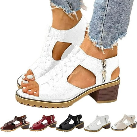 XIAQUJ Women Open Toe Ankle Strap Zipper Back High Heel Sandals Heel Sandal Sandals for Women White 6.5(37)
XIAQUJ Women Open Toe Ankle Strap Zipper Back High Heel Sandals Heel Sandal Sandals for Women White 6.5(37)