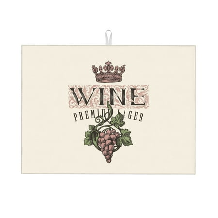 Dish Drying Mat Wine Highly Absorbent Microfiber Drying Mat Kitchen Counter or Sink Drawer Liner 18x24 Kitchen Drying Mat Coffee Mat Kitchen Essentials
Dish Drying Mat Wine Highly Absorbent Microfiber Drying Mat Kitchen Counter or Sink Drawer Liner 18x24 Kitchen Drying Mat Coffee Mat Kitchen Essentials