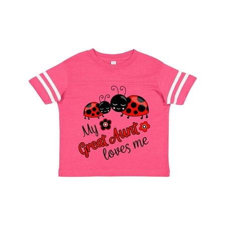 Inktastic My Great Aunt Loves Me with Cute Ladybugs Gift Toddler Boy or Toddler Girl T-Shirt
Inktastic My Great Aunt Loves Me with Cute Ladybugs Gift Toddler Boy or Toddler Girl T-Shirt