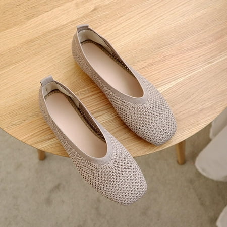Ecqkame Women s Flats Shoes Clearance Womens Multicolor Round-Toe Flats Shoes Lightweight Soft Sneakers Casual Shoe Khaki 38
Ecqkame Women s Flats Shoes Clearance Womens Multicolor Round-Toe Flats Shoes Lightweight Soft Sneakers Casual Shoe Khaki 38