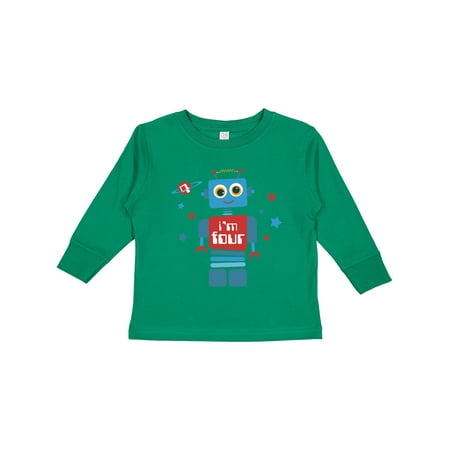 Inktastic Robot 4th Birthday Gift Toddler Boy Girl Long Sleeve T-Shirt
Inktastic Robot 4th Birthday Gift Toddler Boy Girl Long Sleeve T-Shirt