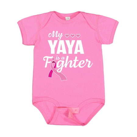 Inktastic Breast Cancer Awareness My Yaya is a Fighter Gift Baby Boy or Baby Girl Bodysuit
Inktastic Breast Cancer Awareness My Yaya is a Fighter Gift Baby Boy or Baby Girl Bodysuit
