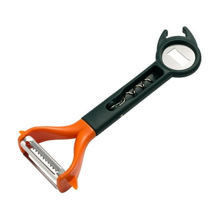Vegetable Peeler Potatoes Peeler | Dual Head Veggie Peeler Vegetable Peelers for Kitchen Beer Opener & Wine Corkscrew | Stainless Steel Potato Fruit Carrot Peeler Cucumber Slicer Cabbage Shredder
Vegetable Peeler Potatoes Peeler | Dual Head Veggie Peeler Vegetable Peelers for Kitchen Beer Opener & Wine Corkscrew | Stainless Steel Potato Fruit Carrot Peeler Cucumber Slicer Cabbage Shredder