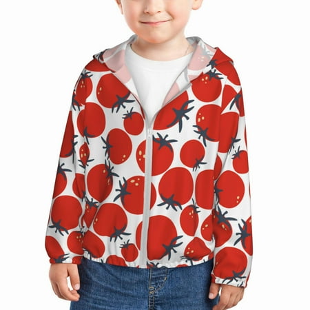 Vsdgher Hand Drawn Tomatoes Kids Sun Protection Hoodie with Zip Rash Guard Tops Children s Long Sleeve Sun Protection Clothing - 18 Months
Vsdgher Hand Drawn Tomatoes Kids Sun Protection Hoodie with Zip Rash Guard Tops Children s Long Sleeve Sun Protection Clothing - 18 Months