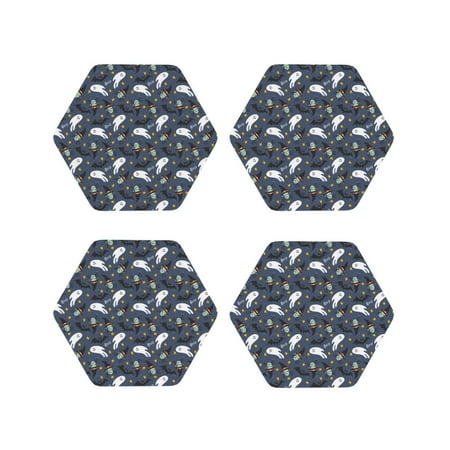 Honeii Halloween A Print Leather Coaster Set of 4 Ideal for Safeguarding Your Furniture from Drinks Spills and Effortless Cleanup-Hexagon
Honeii Halloween A Print Leather Coaster Set of 4 Ideal for Safeguarding Your Furniture from Drinks Spills and Effortless Cleanup-Hexagon