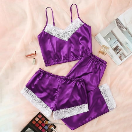 QIPOPIQ Pajamas for Women Clearance V-Neck Eyelash Lace Sexy Stain Camisole Bowknot Shorts Set Plus Size Sleepwear Reduced Price!
QIPOPIQ Pajamas for Women Clearance V-Neck Eyelash Lace Sexy Stain Camisole Bowknot Shorts Set Plus Size Sleepwear Reduced Price!