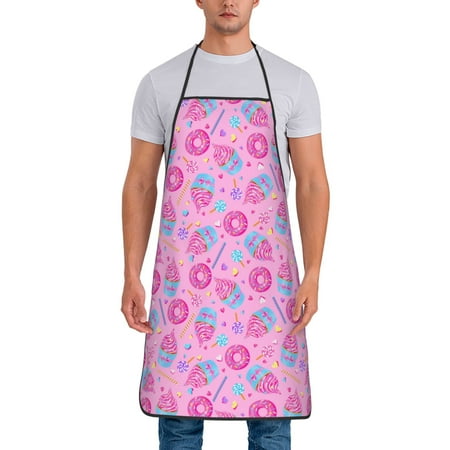 Wukai Donuts Print Aprons Adjustable Bib Aprons Cooking Kitchen Chef Apron for Women and Men
Wukai Donuts Print Aprons Adjustable Bib Aprons Cooking Kitchen Chef Apron for Women and Men