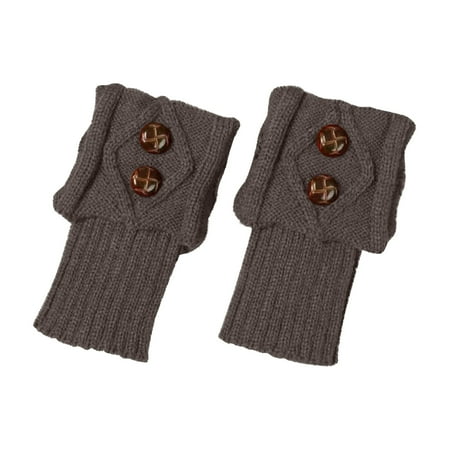 Womens Short Boots Socks Crochet Knitted Boot Cuffs Leg Warmers Socks
