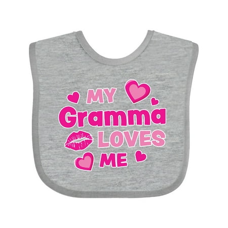 Inktastic Valentine s Day My Gramma Loves Me Hearts and Lips Gift Baby Boy or Baby Girl Bib
Inktastic Valentine s Day My Gramma Loves Me Hearts and Lips Gift Baby Boy or Baby Girl Bib