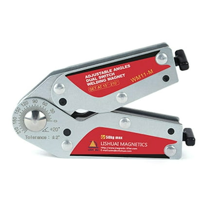 WM11 15-210 degree On/Off Adjustable Angles Welding Magnet/Switchable Neodymium Magnetic Welding Holder S/M Size