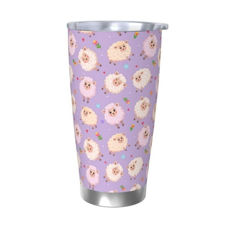 Gaeub Sheeps Print 20-Ounce Stainless Steel Car Cup Tumblers Cups with Lids and Straw Coffee Cups for Adults Kids Home Car Office School Travel Party-Without Straw
Gaeub Sheeps Print 20-Ounce Stainless Steel Car Cup Tumblers Cups with Lids and Straw Coffee Cups for Adults Kids Home Car Office School Travel Party-Without Straw