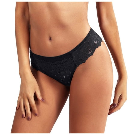 DENGDENG Women s Lace Hollow Out Panties Sexy Low Waist Thongs for Women Underwear Thong
DENGDENG Women s Lace Hollow Out Panties Sexy Low Waist Thongs for Women Underwear Thong