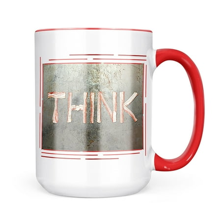 Neonblond Think Bacon Mug gift for Coffee Tea lovers