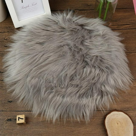 PRAETER 30cm Artificial Wool Round Fashion Cushion Mat Imitation for Office Home Decoration Soft Seat Cushion Faux Fur Sheepskin Chair Cover Pad Plush Living and Bedroom 
PRAETER 30cm Artificial Wool Round Fashion Cushion Mat Imitation for Office Home Decoration Soft Seat Cushion Faux Fur Sheepskin Chair Cover Pad Plush Living and Bedroom
