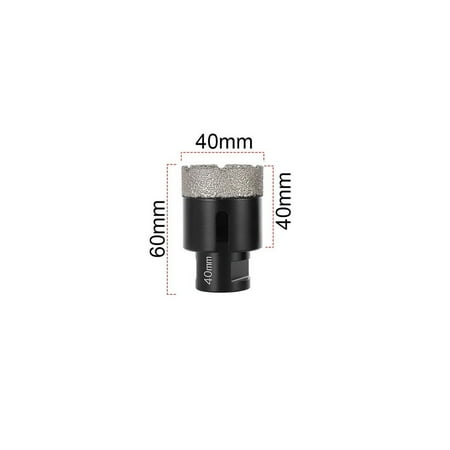 M14 Thread Dry Vacuum Brazed Diamond Drill Core Bit Ceramic Tile Stone Hole Saw