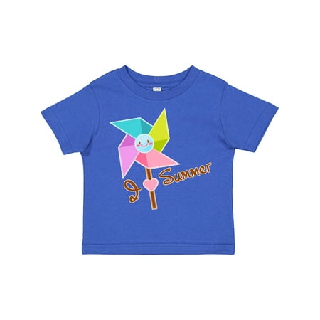 Inktastic I Love Summer Pinwheel Gift Toddler Boy or Toddler Girl T-Shirt