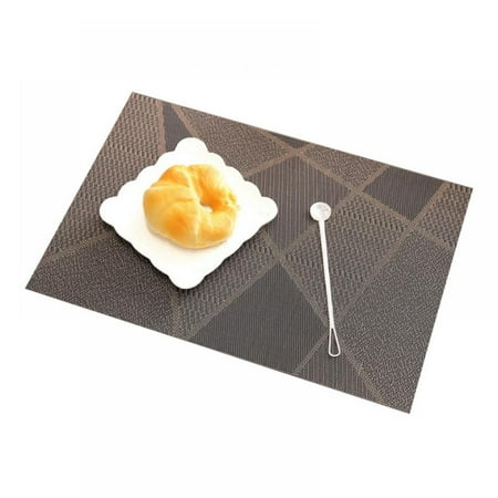 Anti-Slip Heat Insulation Placemats for Dining Table Washable Woven Vinyl Placemat Non-Slip Kitchen Table Mats
Anti-Slip Heat Insulation Placemats for Dining Table Washable Woven Vinyl Placemat Non-Slip Kitchen Table Mats