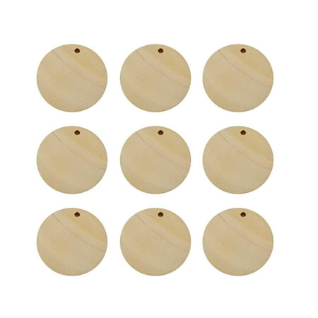 FRCOLOR 50pcs Round Wooden Slice Pendant DIY Jewelry Accessories Single Hole Wood Slice Pendant (40mm)
FRCOLOR 50pcs Round Wooden Slice Pendant DIY Jewelry Accessories Single Hole Wood Slice Pendant (40mm)