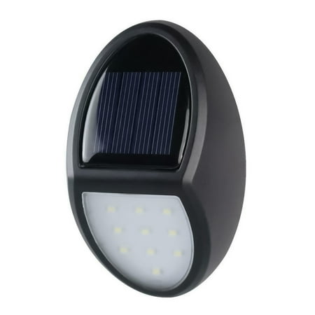 YMH Outdoor Waterproof Solar Power LED Bright Light Sensor Garden Yard Wall Lamp