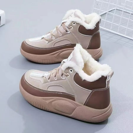 Women‘s Colorblock Warm Plush Lined Snow Shoes Winter Thermal Lace Up Sneakers Women‘s Footwear
Women‘s Colorblock Warm Plush Lined Snow Shoes Winter Thermal Lace Up Sneakers Women‘s Footwear