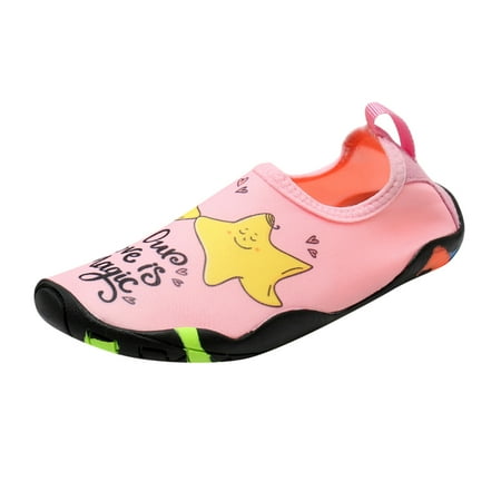 Kids Toddler Boys Girls Shoes Cartoon Outdoors Water Shoes Barefoot Quick-Dry Aqua Socks Non-Slip Rubber Sole Snorkeling Shoes 3-8Y
Kids Toddler Boys Girls Shoes Cartoon Outdoors Water Shoes Barefoot Quick-Dry Aqua Socks Non-Slip Rubber Sole Snorkeling Shoes 3-8Y