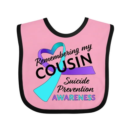 Inktastic Remembering My Cousin- Suicide Prevention Awareness Gift Baby Boy or Baby Girl Bib
Inktastic Remembering My Cousin- Suicide Prevention Awareness Gift Baby Boy or Baby Girl Bib