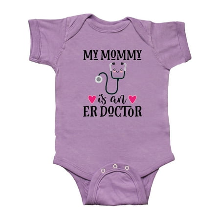 Inktastic ER Doctor Mommy Gift Baby Girl Bodysuit