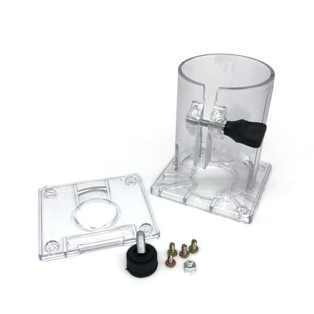 Woodworking Trimmer Router Transparent Plastic Base Power Tool Protective Accessory Trimmer Hard Base