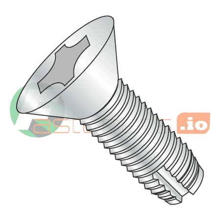 8-32 x 5/8 Type 1 Thread Cutting Screws / Phillips / Flat Head / Steel / Zinc (Quantity: 10 000 pcs)
8-32 x 5/8 Type 1 Thread Cutting Screws / Phillips / Flat Head / Steel / Zinc (Quantity: 10 000 pcs)