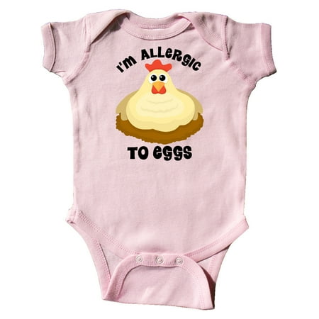 Inktastic Egg Allergy Gift Baby Boy or Baby Girl Bodysuit