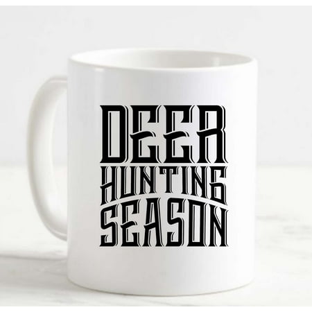 Coffee Mug Deer Hunting Season Fancy Hunting Outdoors Woods White Cup Funny Gifts for work office him her
Coffee Mug Deer Hunting Season Fancy Hunting Outdoors Woods White Cup Funny Gifts for work office him her
