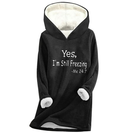 WUDATI Women s Fashion Winter Plush Letter Print Thermal Hooded Sweatshirt Casual Warm Cozy Top Daily Wear for Autumn Winter Home School Work Street Travel Shopping Party Outfit
WUDATI Women s Fashion Winter Plush Letter Print Thermal Hooded Sweatshirt Casual Warm Cozy Top Daily Wear for Autumn Winter Home School Work Street Travel Shopping Party Outfit