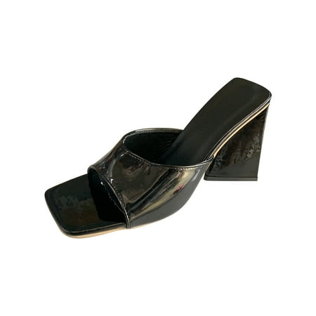 EQWLJWE Heels for Women Square Toe High Heels Fashion Fish Mouth Open Toe Triangular Heel Thick High Heel Sandals Trendy Casual Shoes
EQWLJWE Heels for Women Square Toe High Heels Fashion Fish Mouth Open Toe Triangular Heel Thick High Heel Sandals Trendy Casual Shoes