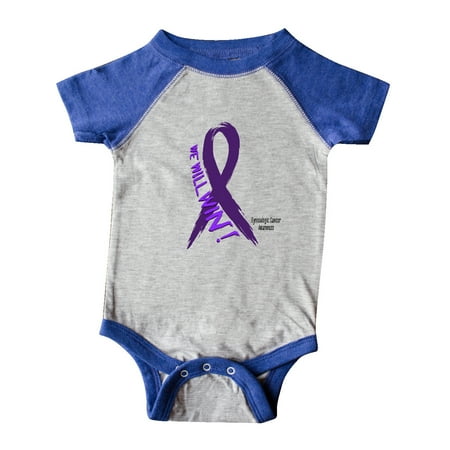 Inktastic We Will Win Against Gynecologic Cancer Ribbon Gift Baby Boy or Baby Girl Bodysuit
Inktastic We Will Win Against Gynecologic Cancer Ribbon Gift Baby Boy or Baby Girl Bodysuit