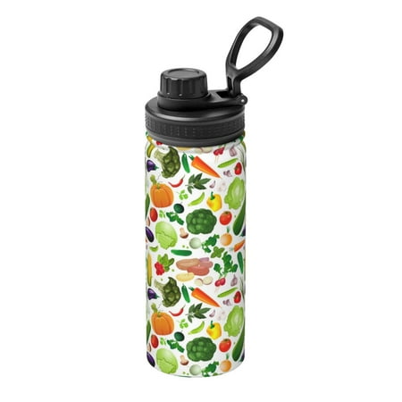 Gaeub Vegetables2 Print Stainless Steel Water Bottle 18oz Sports Insulated Kettle for Women Men Suitable as a Gift
Gaeub Vegetables2 Print Stainless Steel Water Bottle 18oz Sports Insulated Kettle for Women Men Suitable as a Gift