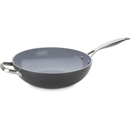 HPJNB Valencia Pro Hard Anodized Healthy Ceramic Nonstick 11 Grill Pan PFAS-Free Induction Dishwasher Safe Oven Safe Gray
HPJNB Valencia Pro Hard Anodized Healthy Ceramic Nonstick 11 Grill Pan PFAS-Free Induction Dishwasher Safe Oven Safe Gray