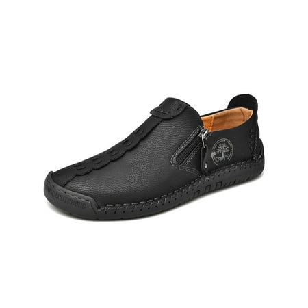 Fangasis Mens Lightweight Flat Leather Shoe Dress Zipper Comfort Fashion Slip On Loafers
Fangasis Mens Lightweight Flat Leather Shoe Dress Zipper Comfort Fashion Slip On Loafers