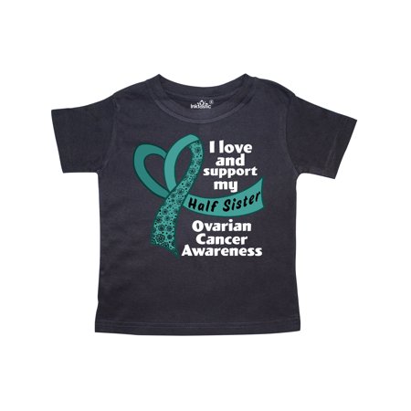 Inktastic I Love and Support My Half Sister Ovarian Cancer Teal Ribbon Gift Toddler Boy or Toddler Girl T-Shirt
Inktastic I Love and Support My Half Sister Ovarian Cancer Teal Ribbon Gift Toddler Boy or Toddler Girl T-Shirt