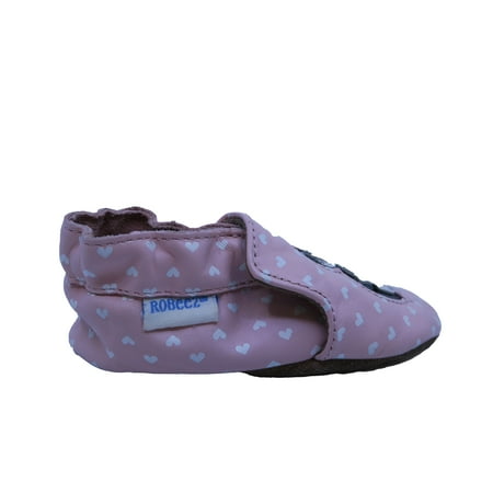 Pre-owned Robeez Girls Pink | White Penguin Shoes size: 0-6 months