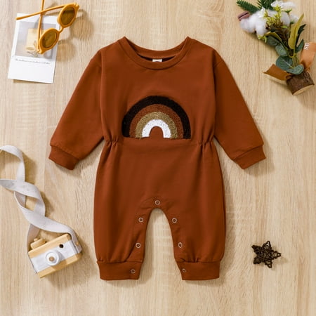 ZMHEGW Toddler Winter Jackets Girls Boys Outfits Girls Rainbows Prints Long Sleeves Jumpsuit Romper Cute Clothes Kids Coats
ZMHEGW Toddler Winter Jackets Girls Boys Outfits Girls Rainbows Prints Long Sleeves Jumpsuit Romper Cute Clothes Kids Coats