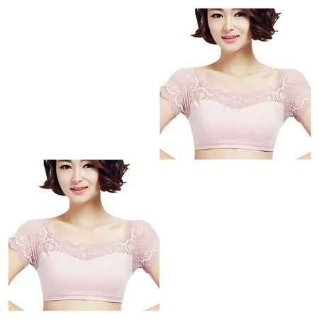 Tmosphere Women Lace Fitting Sport Bras Padded Under Crop Top Fitness Yoga Vest pink 2PCS
Tmosphere Women Lace Fitting Sport Bras Padded Under Crop Top Fitness Yoga Vest pink 2PCS