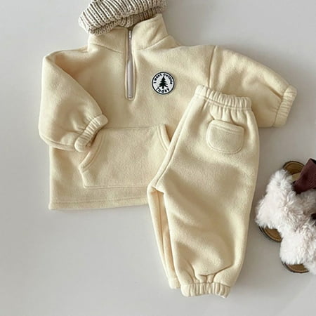 Baby and children’s clothes plush thickened fashion suit winter fleece high neck sweater pants two-piece set
Baby and children’s clothes plush thickened fashion suit winter fleece high neck sweater pants two-piece set