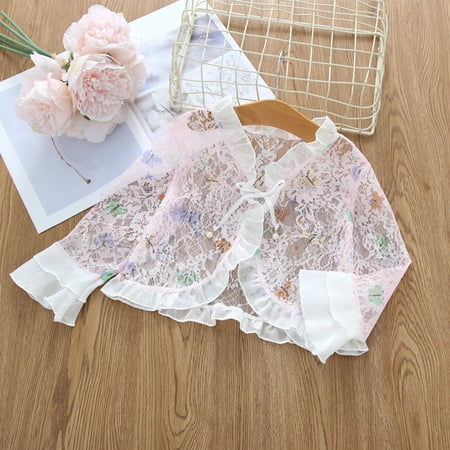 ZHUASHUM Toddler Jacket Little Girls Princess Hollow Floral Sun Protection Long Sleeve Cardigan Lace Bowknot Kid Coat
ZHUASHUM Toddler Jacket Little Girls Princess Hollow Floral Sun Protection Long Sleeve Cardigan Lace Bowknot Kid Coat